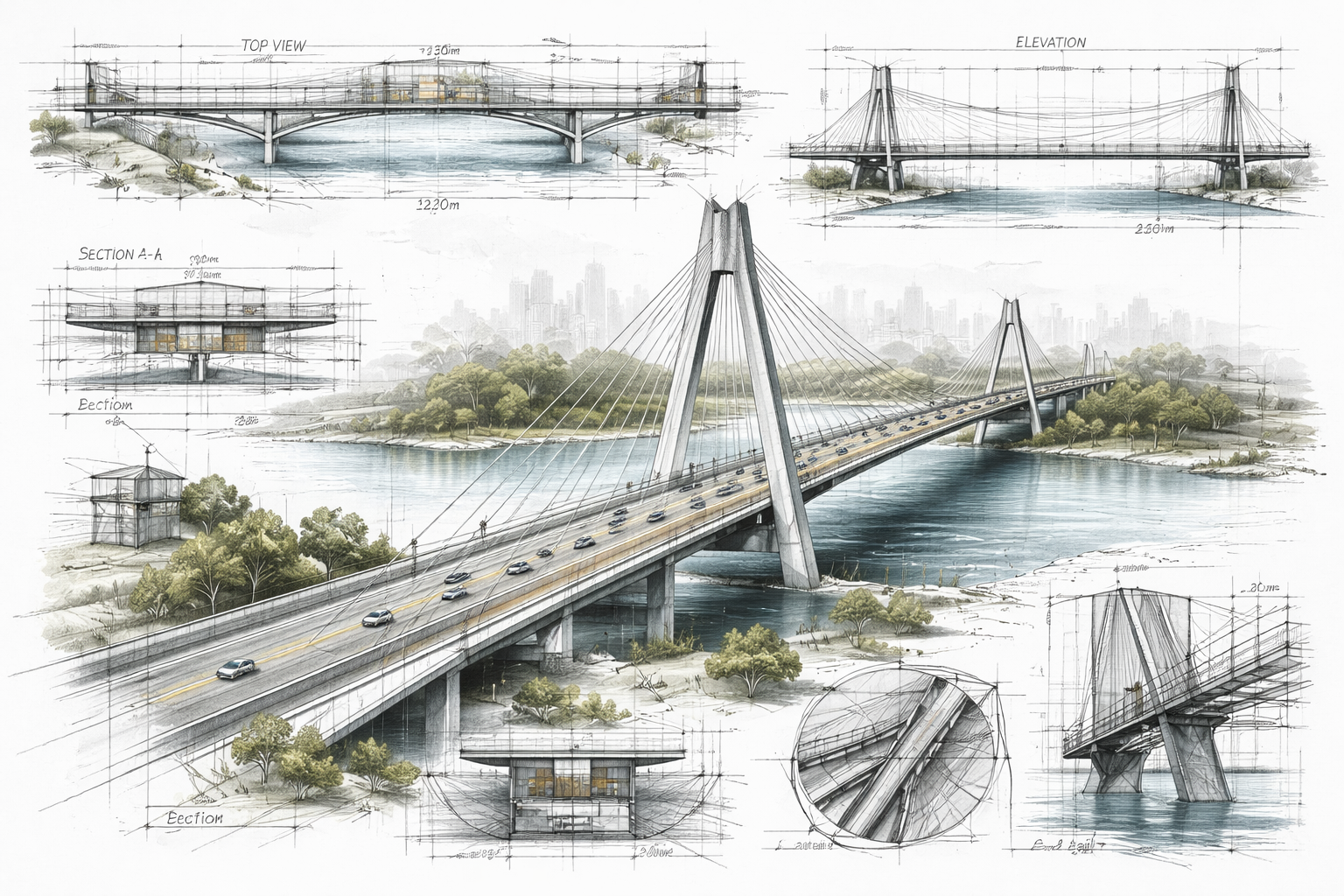bridge sketch